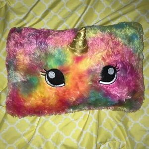 Unicorn throw pillow